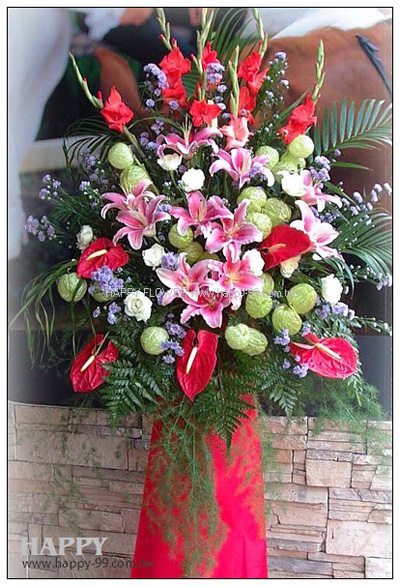 高架花藍 1對